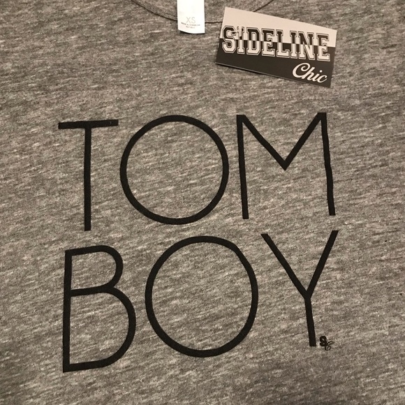 NWT Sideline Chic Short Sleeve Tom Boy Tee Size XS - Picture 8 of 8